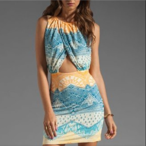 Mara Hoffman Dresses & Skirts - Mara Hoffman keyhole mini jersey dress